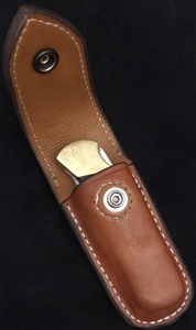 Cubierta de cuero de 8 pulgadas de alta calidad para cuchillos de carbono portátiles de lujo moderno para cocina uso al aire libre nueva funda de cuchillo - Product Image 4