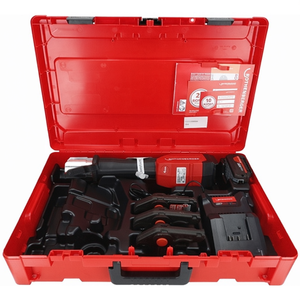 ROMAX 4000 Basic <b>Set</b> Battery-Powered <b>Crimping</b> Machine with AMPShare Battery Charger Power Pipe Threader for M 15 22 28 mm 4 Ah - Product Image 2