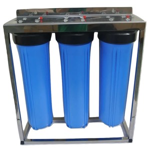 Purificador de Agua Doméstico Manual de Plástico de 3 Etapas de Alta Calidad, Modelo Big Blue BB-3S, Elimina Sedimentos y Cloro para Bañarse - Product Image 2