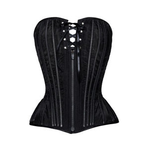 Leather <b>Corset</b> Top <b>for</b> <b>Women</b> Adjustable Boned Bustier Lace-Up Back Ideal <b>for</b> Party Clubwear or Daily Fashion Costume Use - Product Image 4