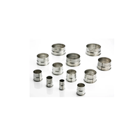 Décoration de gâteau en métal Glaçage Tuyauterie Buse Pointe en acier inoxydable ronde mousse gâteau Produit de vente chaude