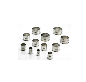 Décoration de gâteau en métal Glaçage Tuyauterie Buse Pointe en acier inoxydable ronde mousse gâteau Produit de vente chaude - Product Image 6