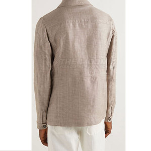 Veste de travail classique pour homme, en toile robuste, tissu résistant, poche fonctionnelle, veste confortable pour un usage quotidien - Product Image 6