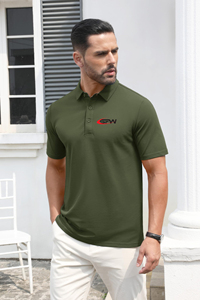 High Quality Men's Short Sleeve for Shirts Moisture <b>Wicking</b> Quick Dry Printed Pattern Spandex/Polyester ODM Casual Button Front - Product Image 4