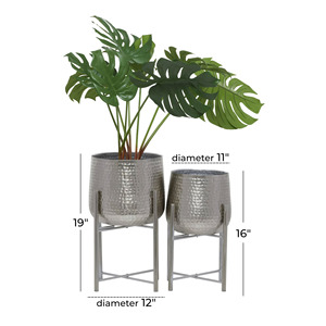 Trusted Manufacturer Selling Best Quality Flower Planters Set Of 2 For Malls And Home Hotels With Customized Color And Sizes - Product Image 3