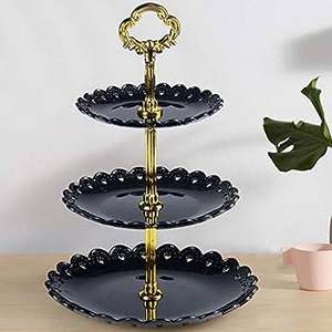New Metal <b>Cake</b> <b>Stand</b> Black Coated <b>3</b> <b>Tier</b> Metal <b>Cake</b> <b>Stand</b> in New Design Handmade Customized Metal <b>Cake</b> <b>Stand</b> Best Arrival - Product Image 5