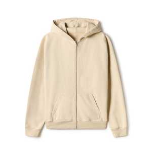 Sudadera con Capucha Extra Grande para Hombre, 440 g/m², 100% Algodón, Logotipo Personalizado, Impresión Serigráfica, Pedrería Bordada, Ecológica y Duradera - Product Image 1