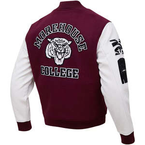 Veste de baseball personnalisée de haute qualité pour hommes Street Wear Logo Patch Trucker Letterman Base Ball veste en cuir pour le printemps - Product Image 6