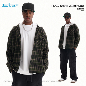 Custom <b>Quilt</b> Line Warm Jersey Knit Men's Plaid <b>Shirt</b> Relaxed Fit Streetwear Fashion 3D Print Loose Hoodies - Product Image 6