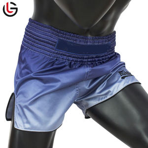 Short de Muay Thai personnalisé grande taille pour hommes coupe ample taille élastique Short d'arts martiaux pour adultes pour hommes - Product Image 3