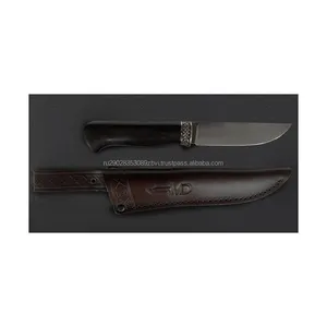 Hunting knife "Universal" made of N690 forged steel with an anatomic handle of exotic wood high quality hand crafted knives