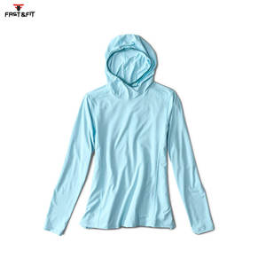 Sweats à capuche de pêche pour femmes respirants à séchage rapide et à manches longues personnalisables à conception par sublimation à vendre - Product Image 5