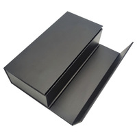 Vente en gros de boîte cadeau pour lunettes de soleil carton dur noir avec fermeture magnétique à rabat boîte en papier rigide carton gris