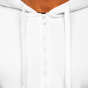 Sudadera con Capucha y Cremallera para Hombre, Estilo Deportivo, para Otoño e Invierno, Ecológica, 100% Algodón, Forro Polar, Resistente al Viento, Transpirable, Estampada, con Bolsillos - Product Image 6