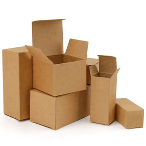 <b>Brown</b> Kraft Paper <b>Box</b> Party Gift <b>Box</b> Handicraft <b>Box</b> Wedding Party <b>Box</b> Multi Size Custom Logo Wholesalers - Product Image 1