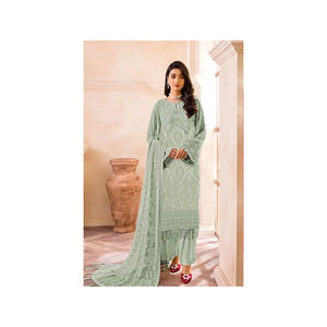 Belles nouvelles conceptions femmes collection d'été pakistanaise indienne style bangladeshi robes décontractées shalwar qameez longues robes - Product Image 6