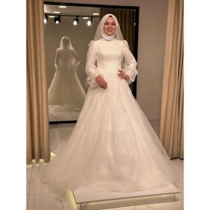 Stelle nuova stagione Hijab abito da sposa 1431T - Product Image 1
