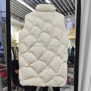 2024 Mid-Long Puffer Jacket Winter <b>Women</b> Simple White Duck Down Coat Stand Collar <b>Parka</b> Female Single Breasted Outwear - Product Image 2
