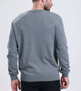 เสื้อสเวตเชิ้ตผู้ชายผ้าฝ้ายเนื้อหนาทรงปกติ ตกแต่งลายพิมพ์นูนแบบเฟรนช์เทอร์รี่ สำหรับฤดูหนาว ไม่มีฮู้ด สั่งซื้อจำนวนมาก - Product Image 5