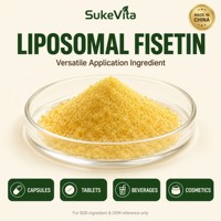 Poudre de Fisetine Liposomale 70% Haute Biodisponibilité Antioxydant Flavonoïde Supplément de Soutien Cellulaire Vente en Gros OEM
