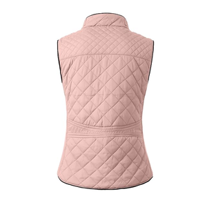 Proveedor de Bangladesh Chaqueta acolchada transpirable de Invierno para mujer Diseño personalizado Elegante sin mangas Servicio OEM Logotipo de colores personalizados - Product Image 2