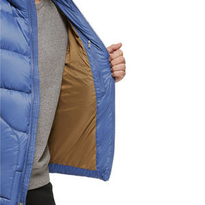 Chaqueta de Invierno Gruesa y Cálida de Color Sólido para Hombre, Chaqueta Acolchada con Logotipo Personalizado, Servicio OEM, con Capucha - Product Image 2