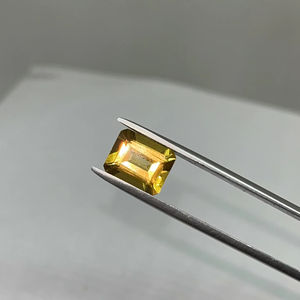 พลอยซิทรินธรรมชาติขนาด9x7มม. พลอยรูปแปดเหลี่ยม - Product Image 1