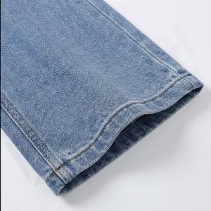 Certified Factory Custom Ladies <b>Baggy</b> <b>Jeans</b> Loose Fit Mid Waist Cotton Denim Pants Wide Leg Vintage Y2K Style <b>Women</b> Trousers - Product Image 6