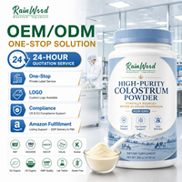 Poudre de lactoferrine de colostrum bovin Rainwood, qualité alimentaire 95%, prix, matière première biologique, lactoferrine pure