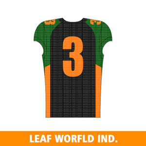 Uniformes de football américain imprimés de logo brodé élégants maillots confortables shorts pour garçons grande taille équipement de sport d'été - Product Image 4