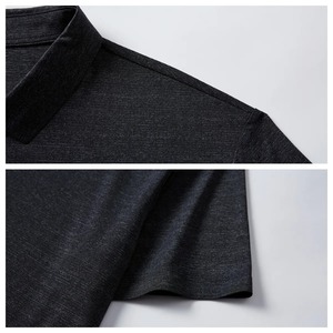 Verano personalizado de talla grande para hombre de alta calidad 100% algodón de secado rápido transpirable Casual de manga corta estampado de punto Golf para - Product Image 3