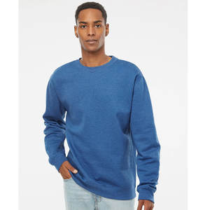 Sweat-shirt en coton pour homme 310GSM Sweat-shirt à manches longues et col rond pour homme - Product Image 1