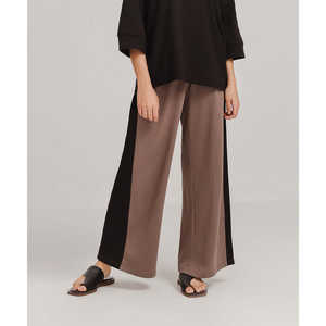 Pantalon rayé coupe décontractée pour femmes Pantalons et pantalons confortables pour femmes - Product Image 1