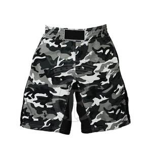 Pantalones cortos de MMA de algodón 100% de alta calidad hechos en Pakistán para hombres, cómodos y ecológicos con contraste de color, precio barato - Product Image 1