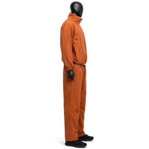 <b>Men</b>’s Waterproof Windbreaker Tracksuit Set <b>Lightweight</b> Nylon Track Suit Full Zip <b>Jacket</b> Straight Leg Pants Custom Logo OEM ODM - Product Image 4