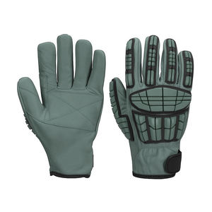 Guantes de trabajo de seguridad mecánicos resistentes a cortes de cuero de alta calidad Guantes mecánicos resistentes a impactos TPR - Product Image 1
