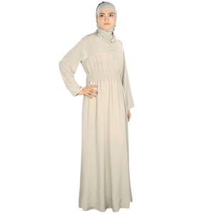 Nouveau design pour Aschulman personnalisé traditionnel solide motif musulman robe abaya pour les femmes Style modeste à manches longues mode simple - Product Image 1