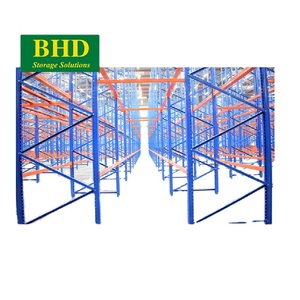 Anti-Seismic Powder Coated Steel Pallet Warehouse <b>Storage</b> Platform CE Certification Multi-Level Design High Capacity 1000kg/m - Product Image 1