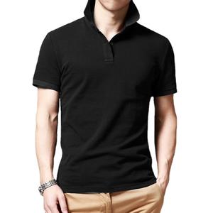 100% hombres de algodón para polos con mangas largas patrón sólido diseño personalizado y nuevo logotipo precio barato - Product Image 5