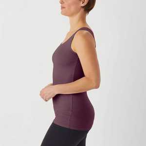 เสื้อกล้ามออกกำลังกายรัดรูปสำหรับผู้หญิงเสื้อครอปแขนกุดสำหรับผู้หญิงเสื้อครอปทรงเข้ารูป - Product Image 4