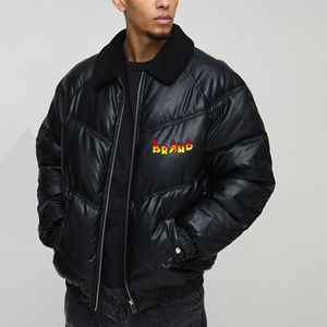 Chaqueta de Plumón Abrigada para Hombre, Impermeable y Cortavientos, Estilo Urbano para Invierno, Ideal para la Nieve - Product Image 3