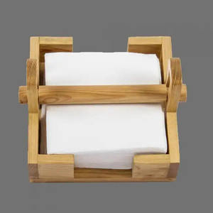 Recién llegado, servilletero de madera Natural para oficina, granja, cocina, mesa, soporte decorativo para pañuelos hecho a mano - Product Image 4