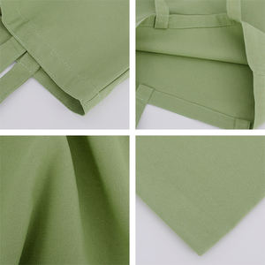 Populaire toile mode rayé pliable à lacets Logo personnalisé Shopping sac fourre-tout pour les femmes sac à main - Product Image 5