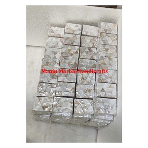 คอลเลกชันของขวัญแฟนซีคลาสสิกขัดเงาพรีเมี่ยมกล่องฝังหินอ่อนพร้อมแม่ของไข่มุกประกายใหม่คลาสสิกสำหรับบรรจุเครื่องประดับ - Product Image 2