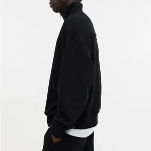 Meilleure qualité bas prix séchage rapide Street Style hommes demi-zip sweats/concevoir votre propre couleur personnalisée hommes demi-fermeture éclair sweat - Product Image 5
