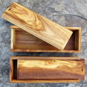 กล่องของขวัญงานหัตถกรรมไม้กล่องเครื่องประดับกล่องเครื่องสำอางสำหรับตกแต่งคริสต์มาสดีไซน์โบราณ - Product Image 1