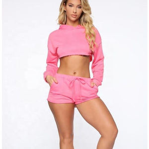 Conjunto de Shorts y Sudadera con Cremallera Estampada con Letras, de Moda, para Mujer, Verano 2025, 2 Piezas, por Encima de la Rodilla, con Botones - Product Image 4