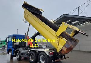 รถบรรทุก MAN TGS 35.460 Tipper 8X4 ปี 2018 เกียร์อัตโนมัติ เครื่องยนต์ดีเซล พวงมาลัยซ้าย มาตรฐานยูโร 6 มือสอง พร้อมเครนบรรทุก - Product Image 6