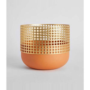 Large Gold Polished Metal Food Serving <b>Bowl</b> with Wooden Base Superior Quality Elegant Design Ideal <b>for</b> <b>Desserts</b> and Table Use - Product Image 4