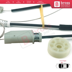 Kit de réparation de lève-vitre BWR994 côté droit pour TT MK2 8J3 8J9 2006-2014 Coupé 2 portes Cabriolet 8J0837462 - Product Image 6